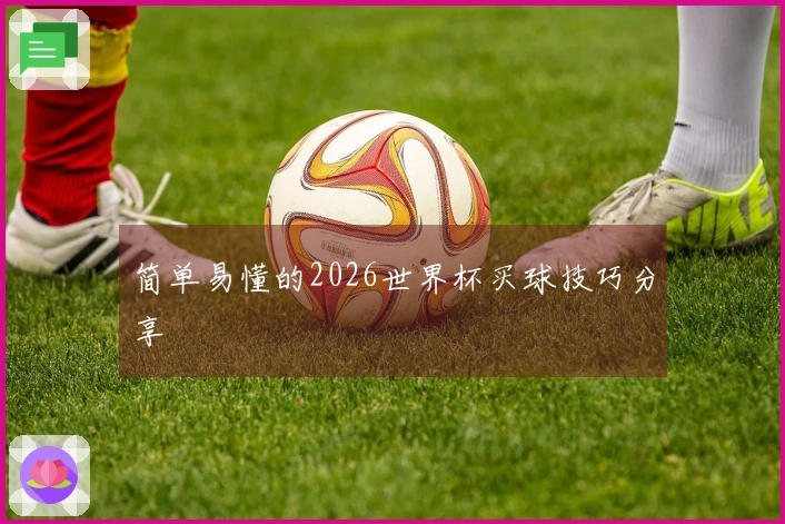 简单易懂的2026世界杯买球技巧分享