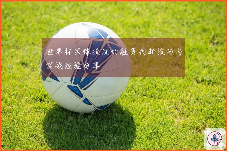 世界杯买球投注的胜负判断技巧与实战经验分享